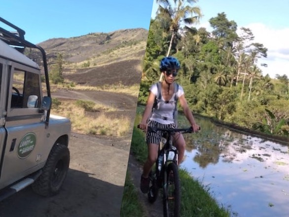 Landrover and cycling tour