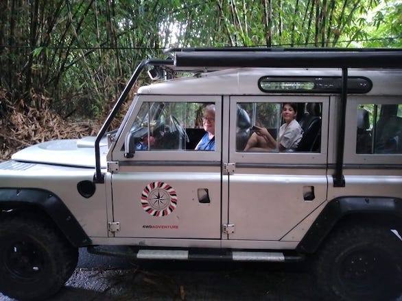 Landrover tour to bamboo forest Bali